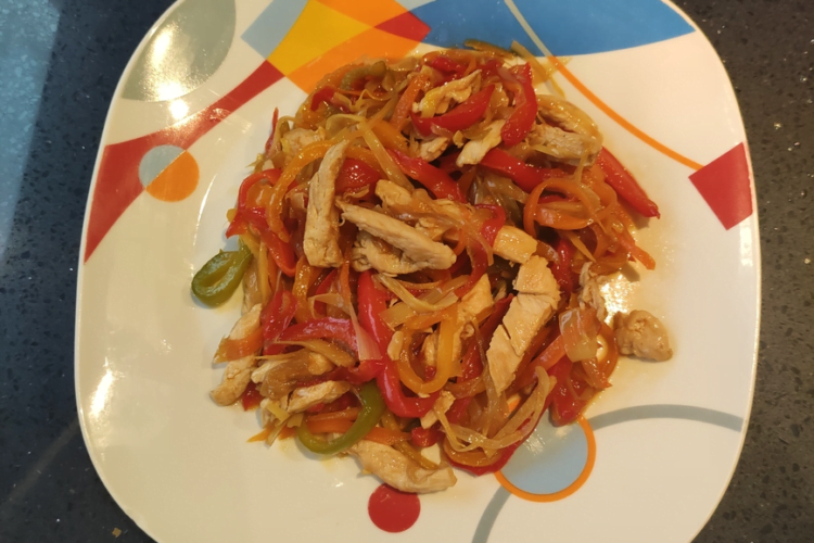 receta pollo con salsa soja jengibre asia
