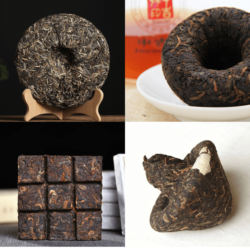 distintos tipos de cake tea pureh