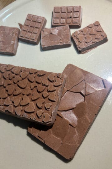 receta de chocolate tableta con vaina cacao