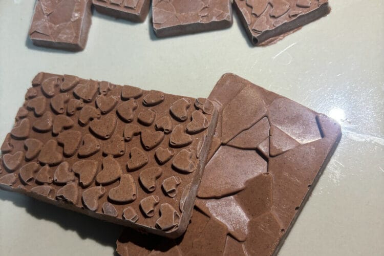 receta de chocolate tableta con vaina cacao